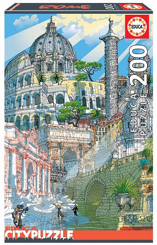 Roma Educa City Puzzle 200Pz